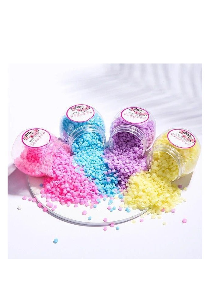 خرز معطر رائحة الغسيل، معطر لإزالة الروائح الكريهة من الملابس، خرز غسيل ناعم، 100 جرام - متعدد الروائح والألوان - Image 1